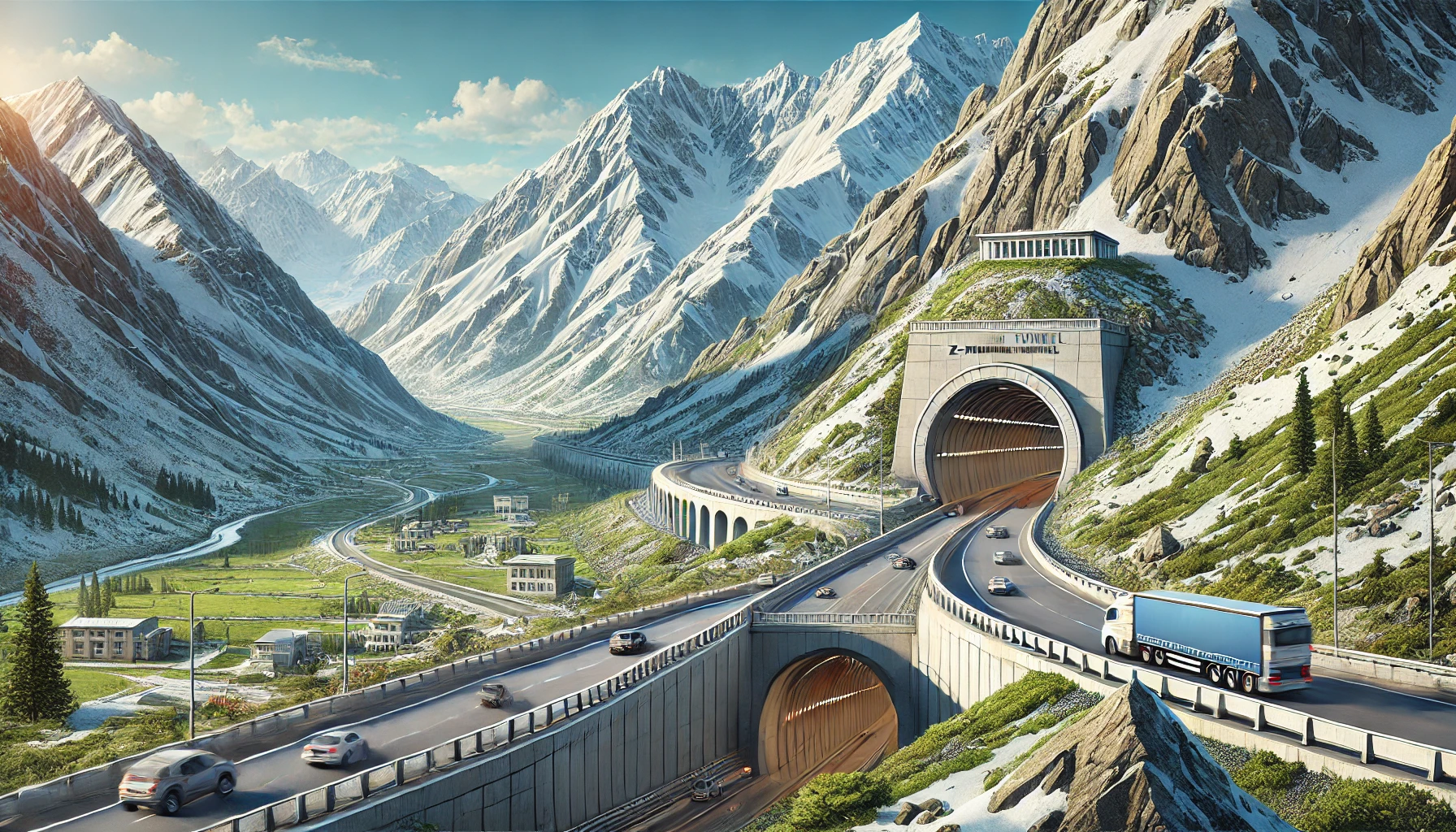 Opening of Z-turn tunnel