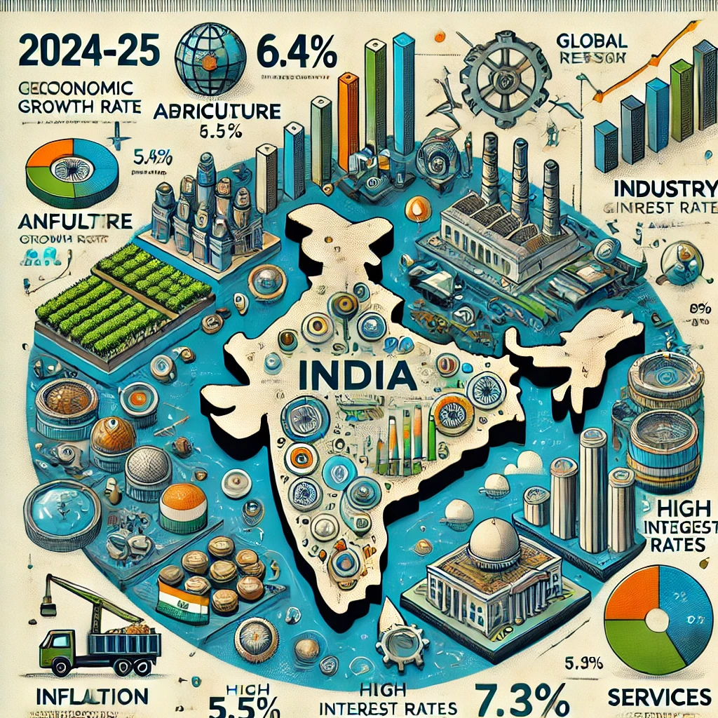 India's Economic Slowdown and GDP Growth Rate 2024-25